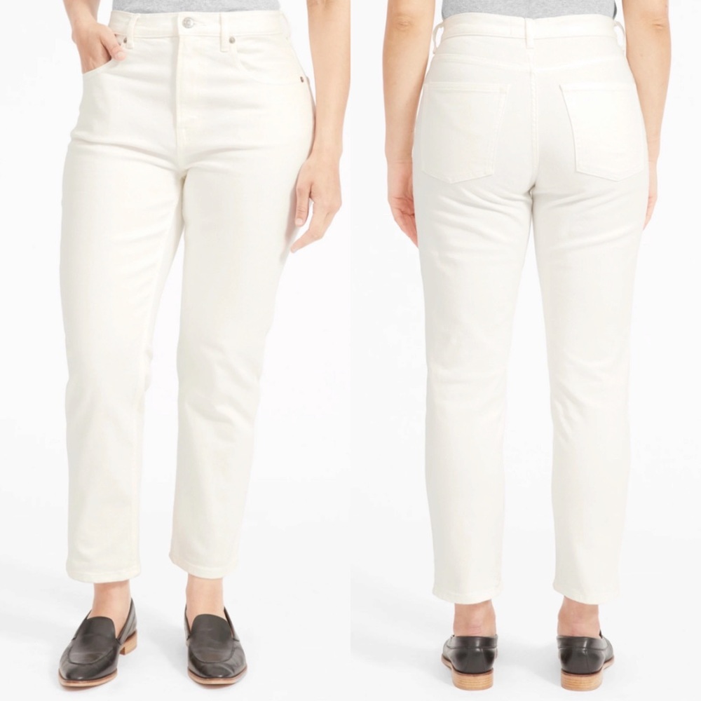 NWT Everlane The Cheeky Straight Ankle High Rise Jeans